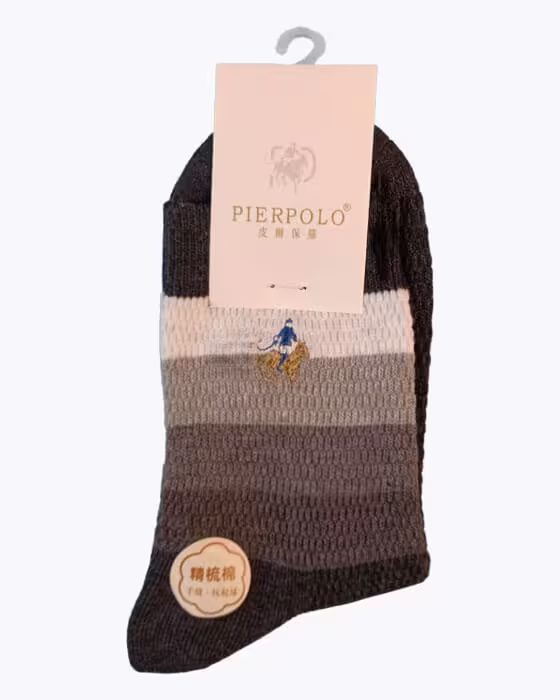 جوراب نیم ساق زنانه طرحدار رنگی  PIERPOLO